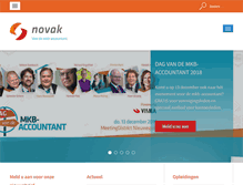 Tablet Screenshot of novak.nl